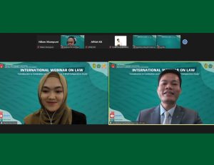 Prodi Hukum Gelar Webinar Internasional Hukum Indonesia Kamboja