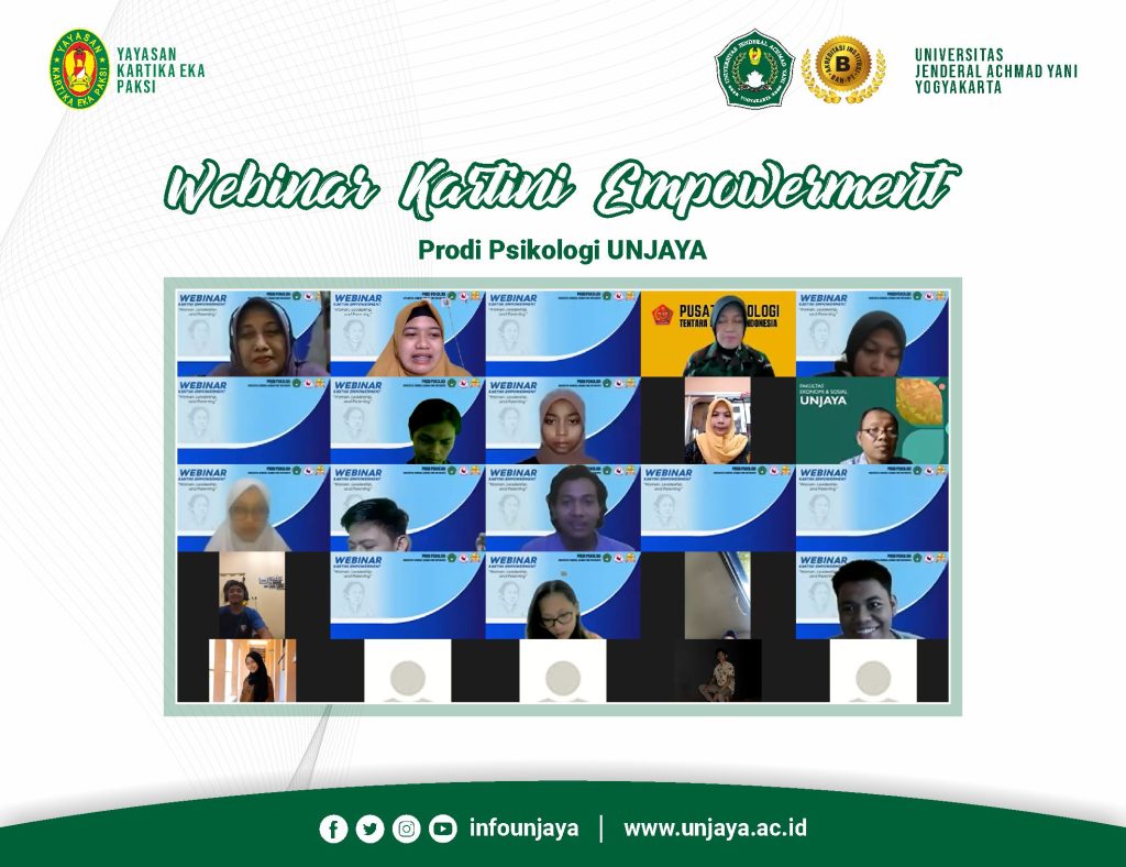 Psikologi Unjaya - Webinar Kartini Empowerment