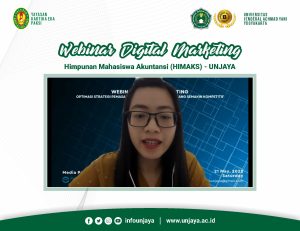 HIMAKS Gelar Webinar Digital Marketing : Optimasi Strategi Pemasaran Digital