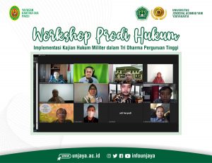 Webinar Prodi Manajemen â€œAdapt PaWorkshop Implementasi Kajian Hukum Militer dalam Tri Dharma Perguruan Tinggindemic With Innovationâ€ untuk memberikan pencerahan bisnis yang adaptif terhadap perubahan.