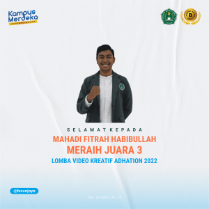 Mahasiswa FES UNJAYA Raih Juara III Video Kreatif