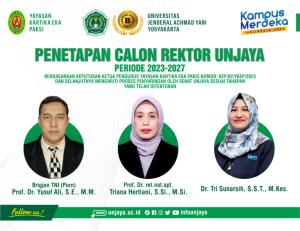 Penetapan Calon Rektor Unjaya Periode 2023-2027