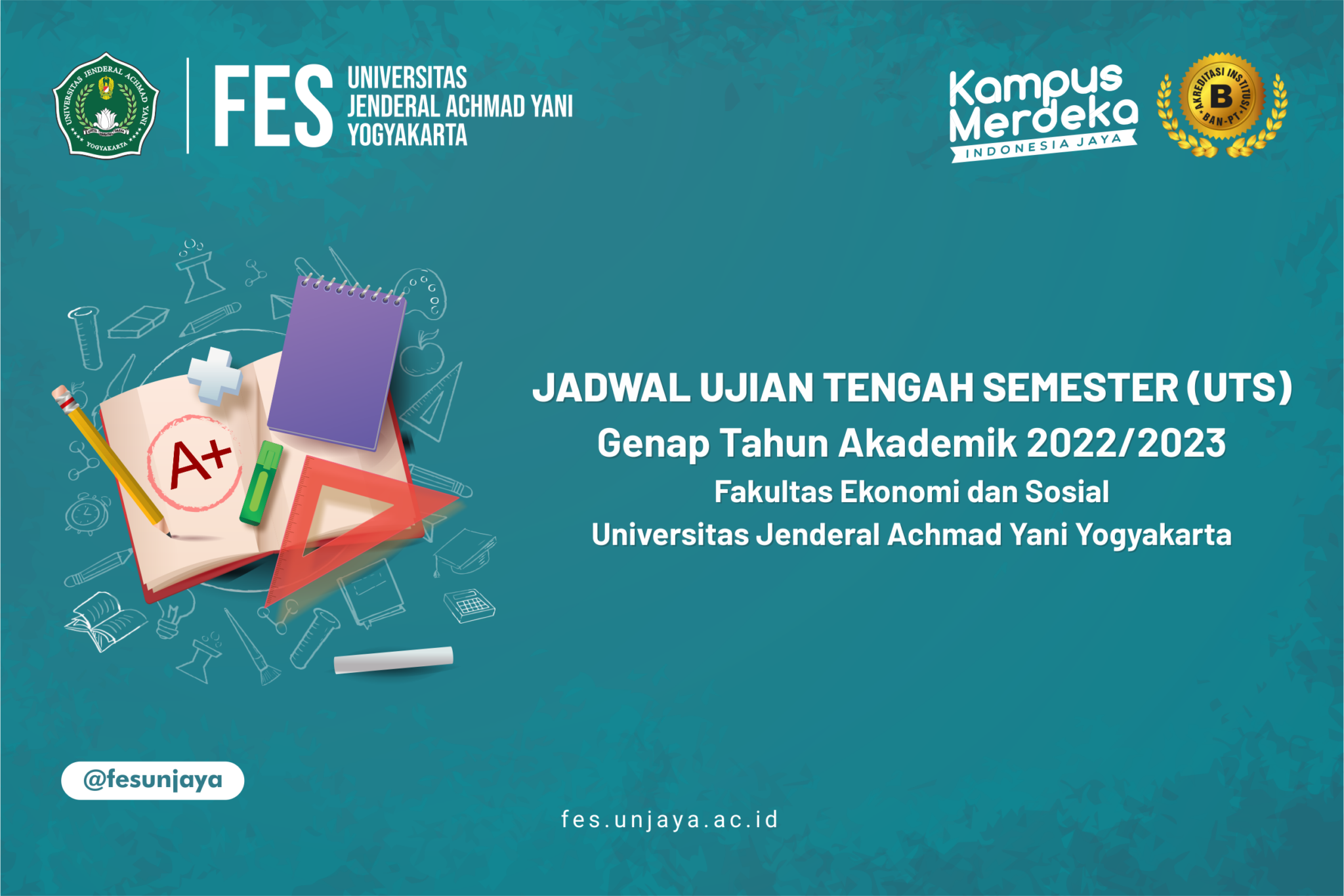 Jadwal Ujian Tengah Semester (UTS) Genap T.A. 2022/2023 - Fakultas ...