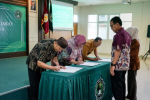 Perkuat Komitmen dan Integritas, Pejabat Unjaya Tandatangani Pakta Integritas